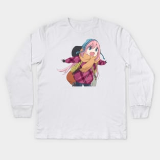 Nadeshiko Running Kids Long Sleeve T-Shirt